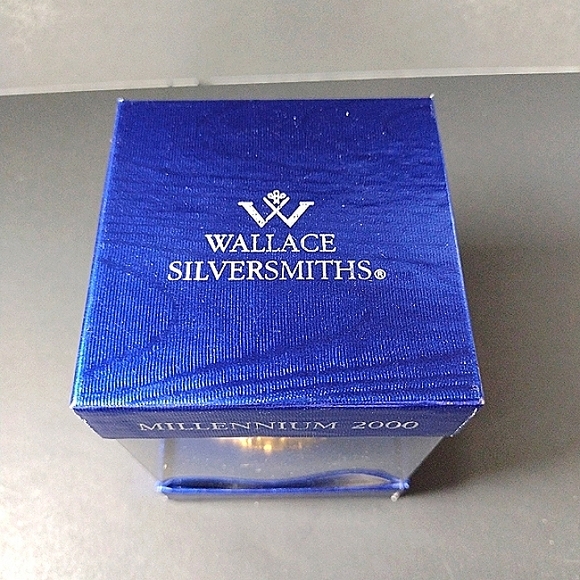 2000 Wallace Silversmiths Millennium Christmas Ornament Children Are The Future - Picture 6 of 8